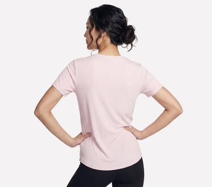 GO WALK Luxe Rib Tee | Skechers Women