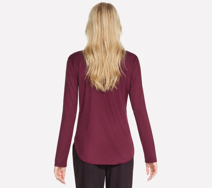 GO DRI Swift Long Sleeve Tunic Crew | Skechers Women