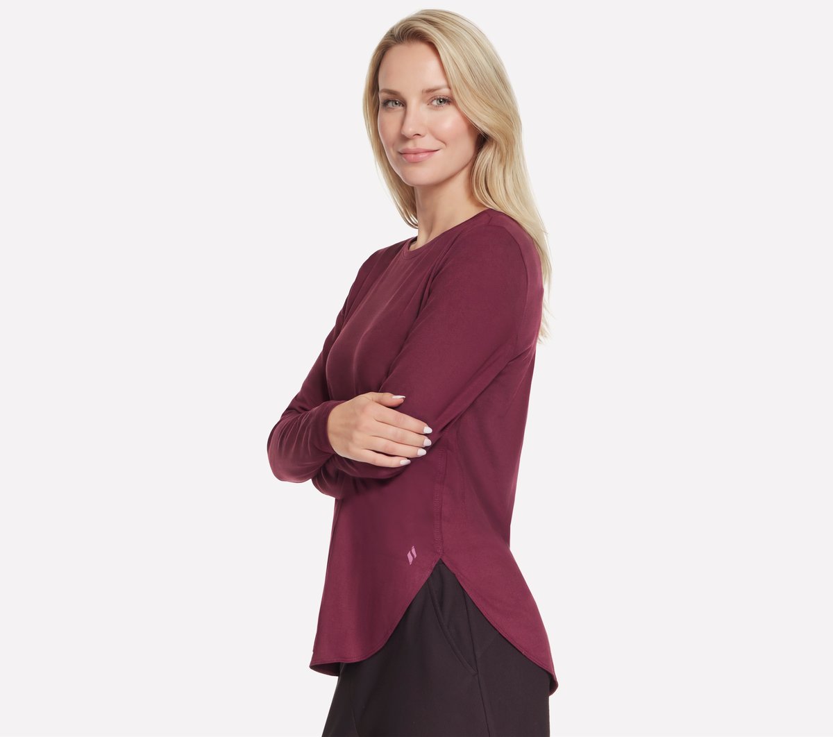GO DRI Swift Long Sleeve Tunic Crew | Skechers Women