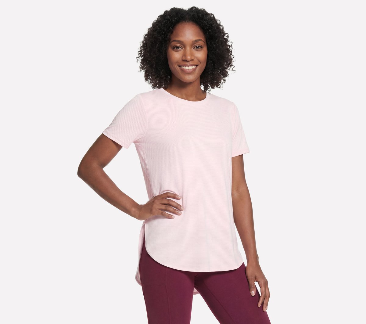 GO DRI Swift Stripe Tunic Tee | Skechers Women
