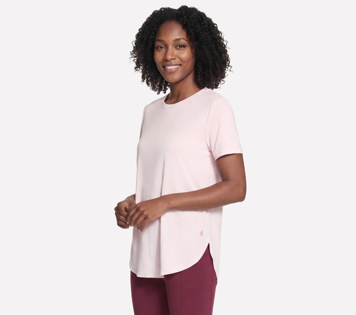 GO DRI Swift Stripe Tunic Tee | Skechers Women