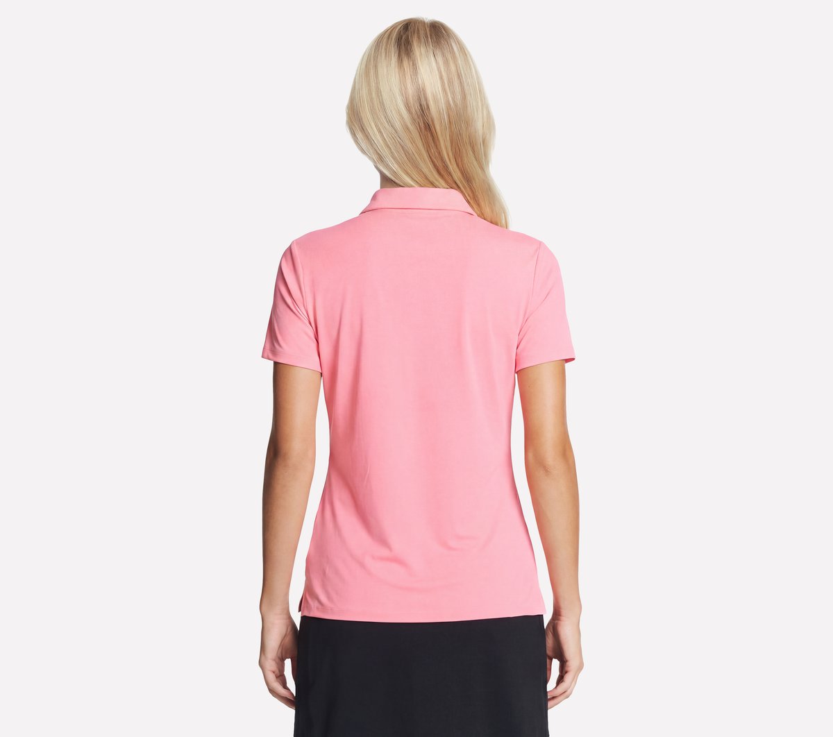 GO GOLF Short Sleeve Birdie Zip Front Polo | Skechers Women