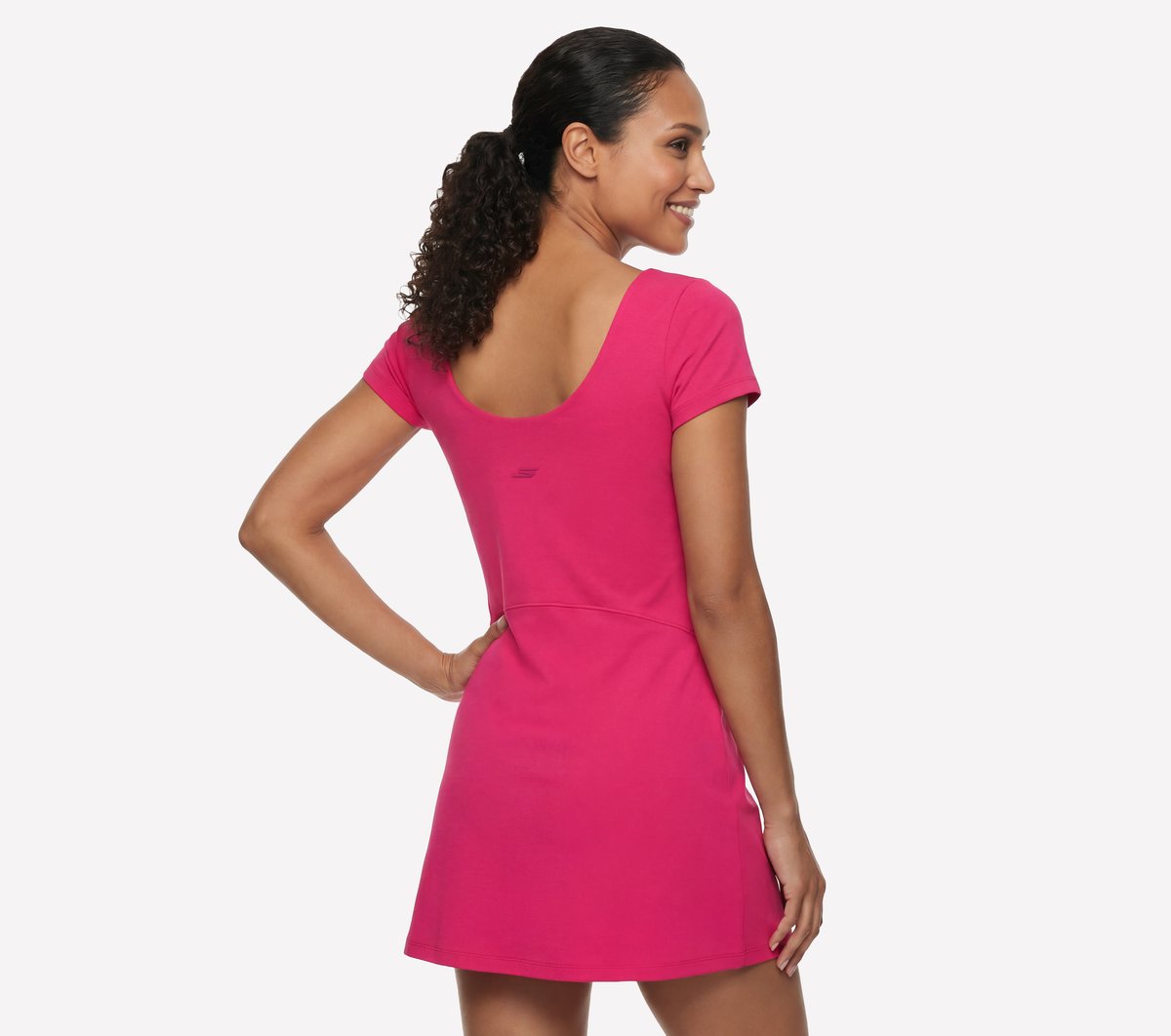 GO WALK Scoop Short Sleeve Dress | Skechers Women