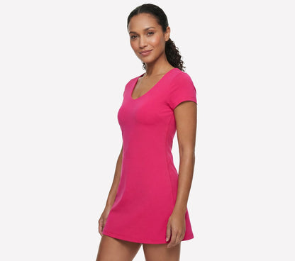 GO WALK Scoop Short Sleeve Dress | Skechers Women