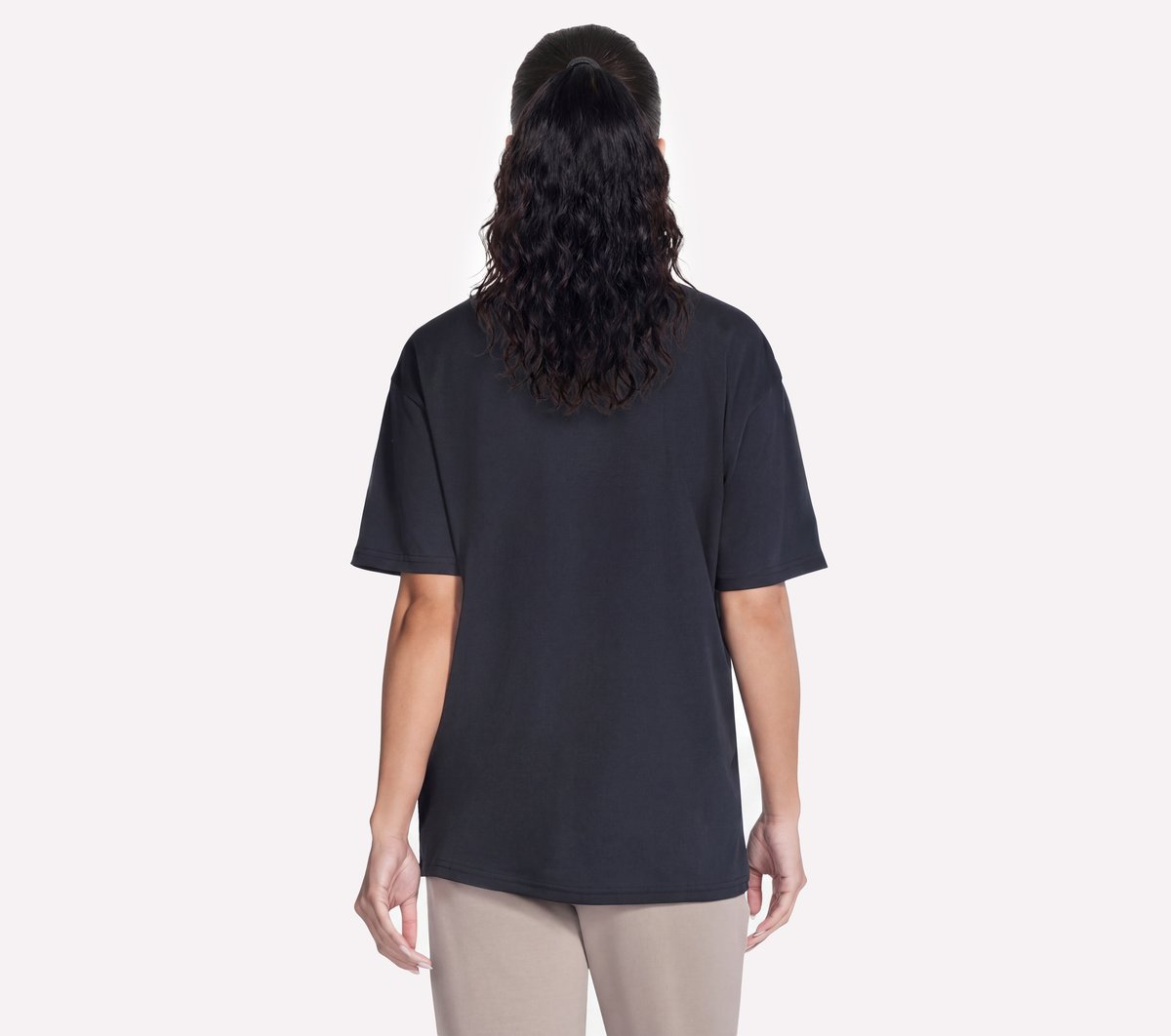 Script Diamond Studded Short Sleeve Tee | Skechers Women