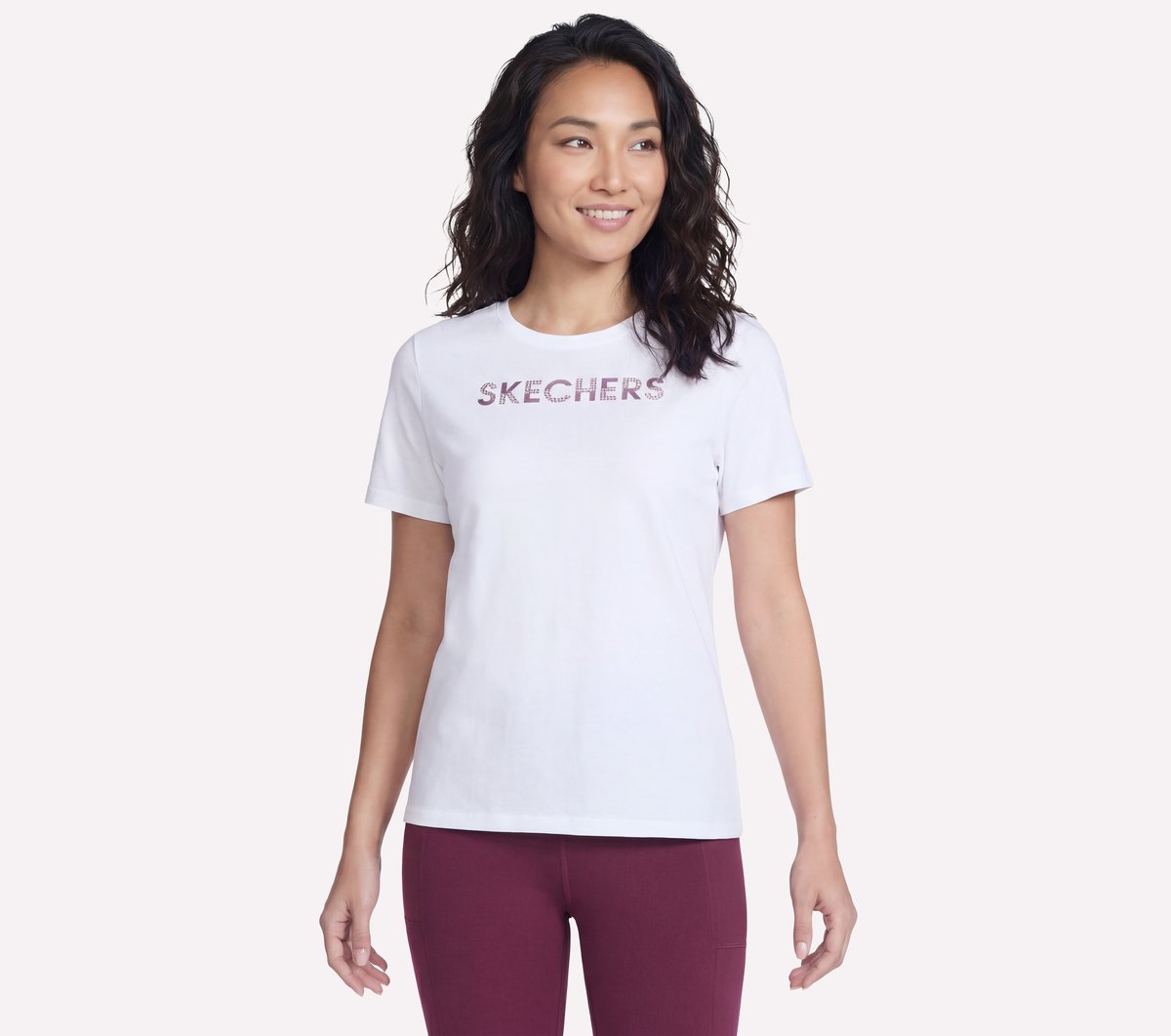 Dazzle Short Sleeve Tee | Skechers Women