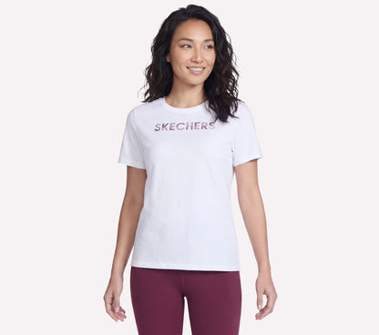 Dazzle Short Sleeve Tee | Skechers Women