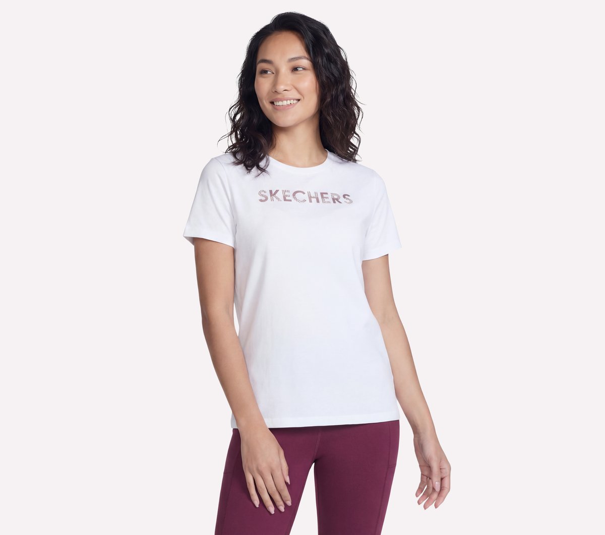 Dazzle Short Sleeve Tee | Skechers Women