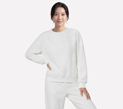 Downtown Cozy Fit Long Sleeve Crew | Skechers Women