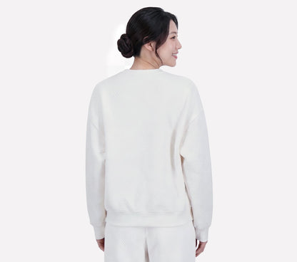Downtown Cozy Fit Long Sleeve Crew | Skechers Women