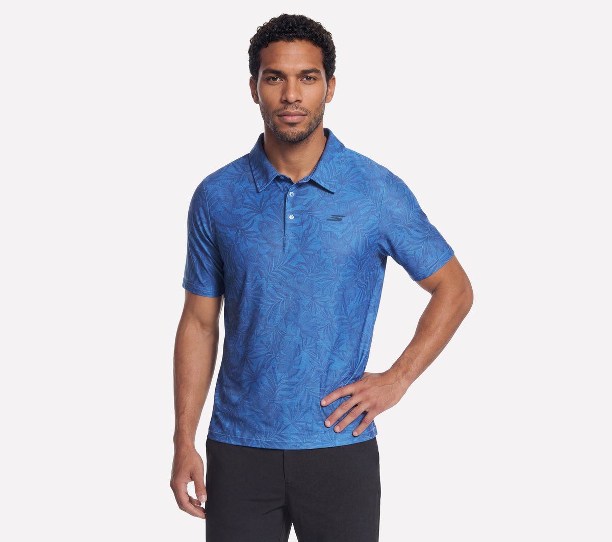 GO DRI All Day Printed Polo | Skechers Men