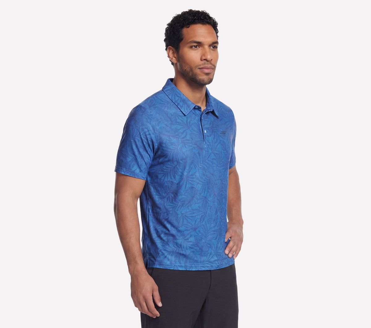 GO DRI All Day Printed Polo | Skechers Men