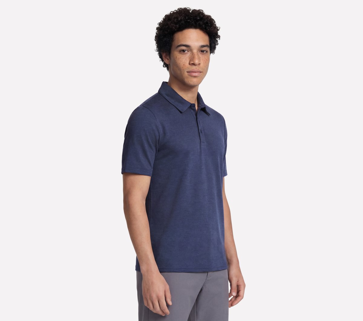 GO GOLF GO DRI All Day Stripe Polo | Skechers Men