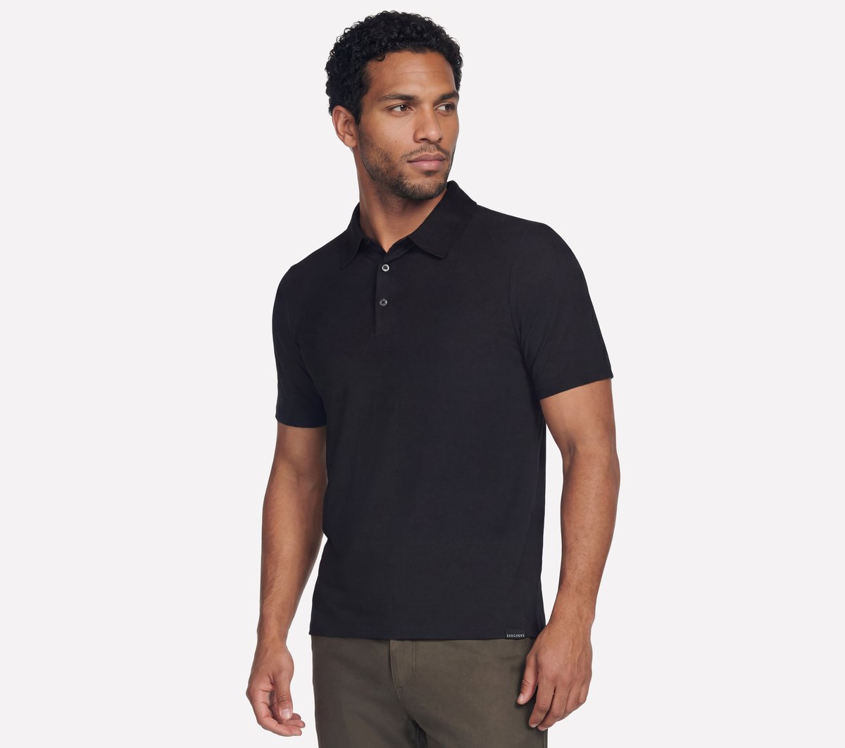 GO DRI All Day Solid Polo | Skechers Men