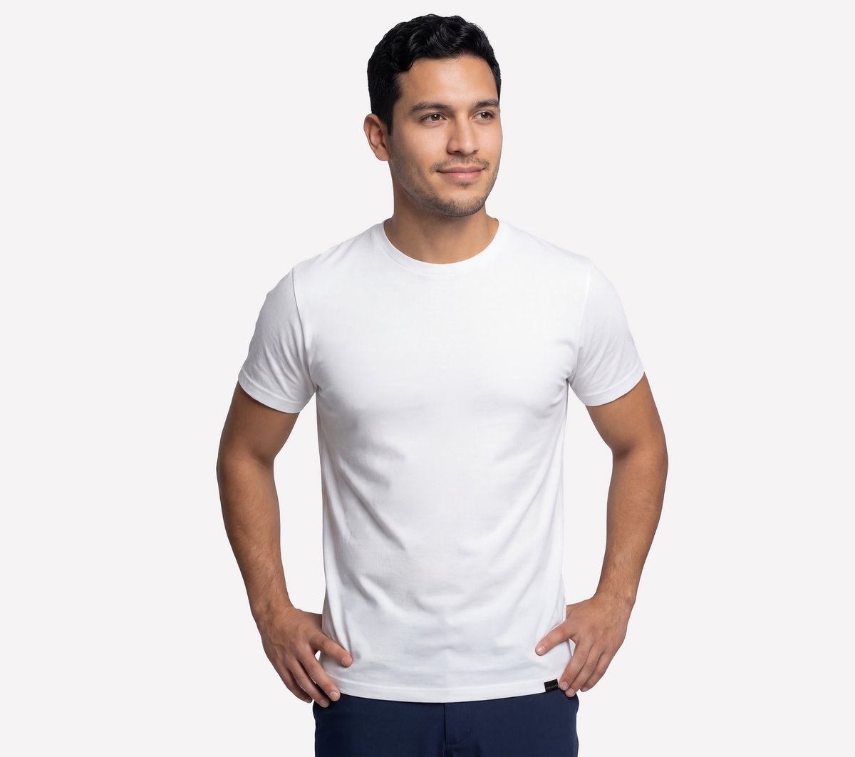 GO DRI All Day Solid Tee | Skechers Men