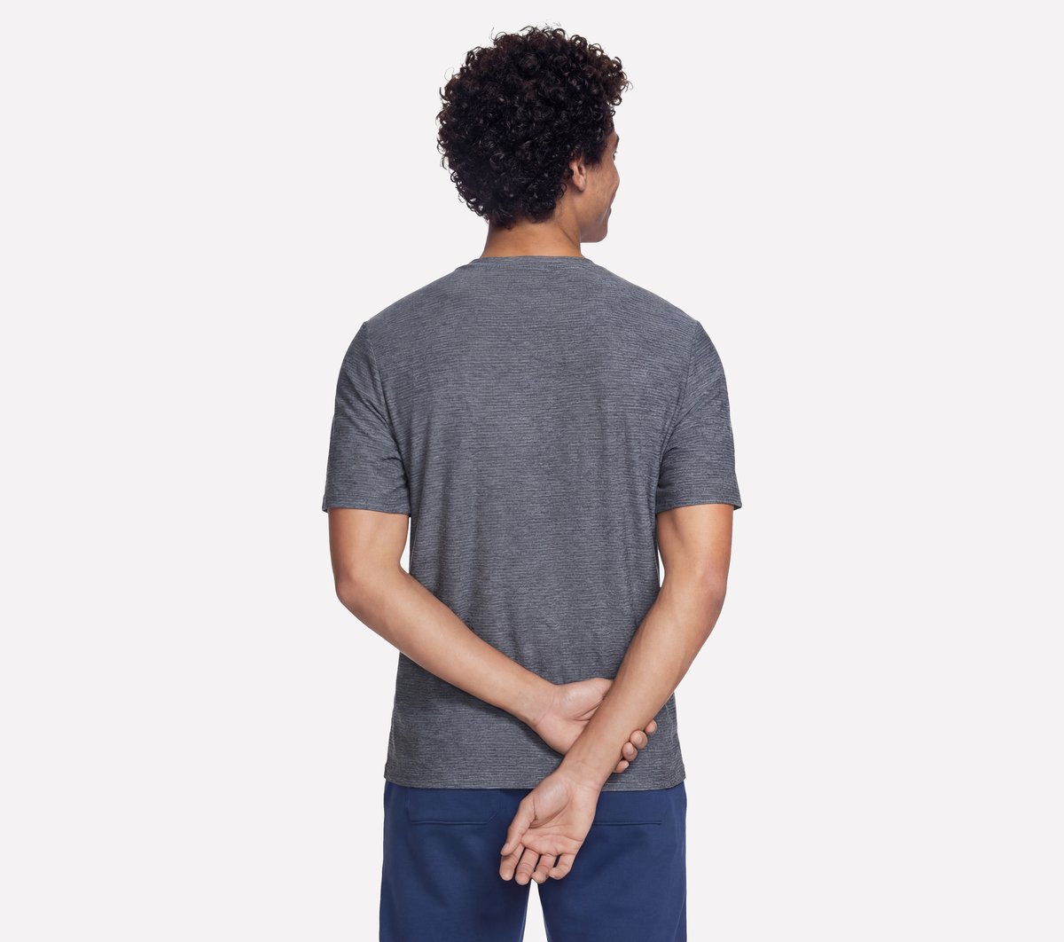 GO DRI All Day Stripe Tee | Skechers Men