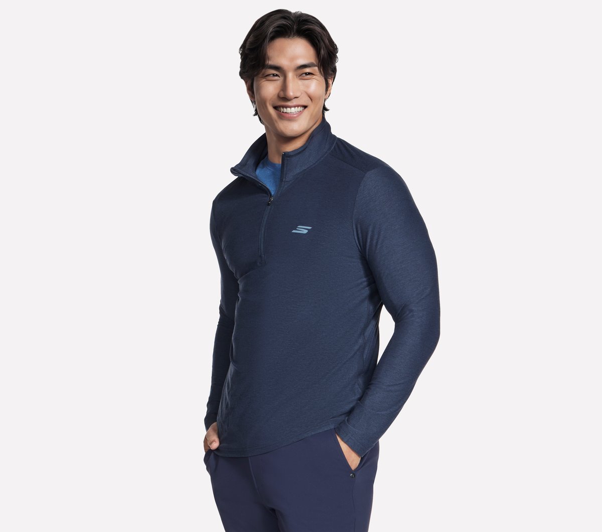 GO DRI All Day 1/4 Zip | Skechers Men