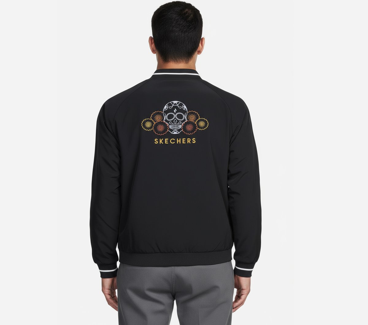 Dia de Muertos Bomber Jacket | Skechers Men