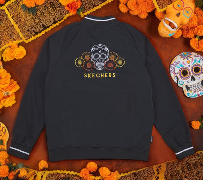 Dia de Muertos Bomber Jacket | Skechers Men