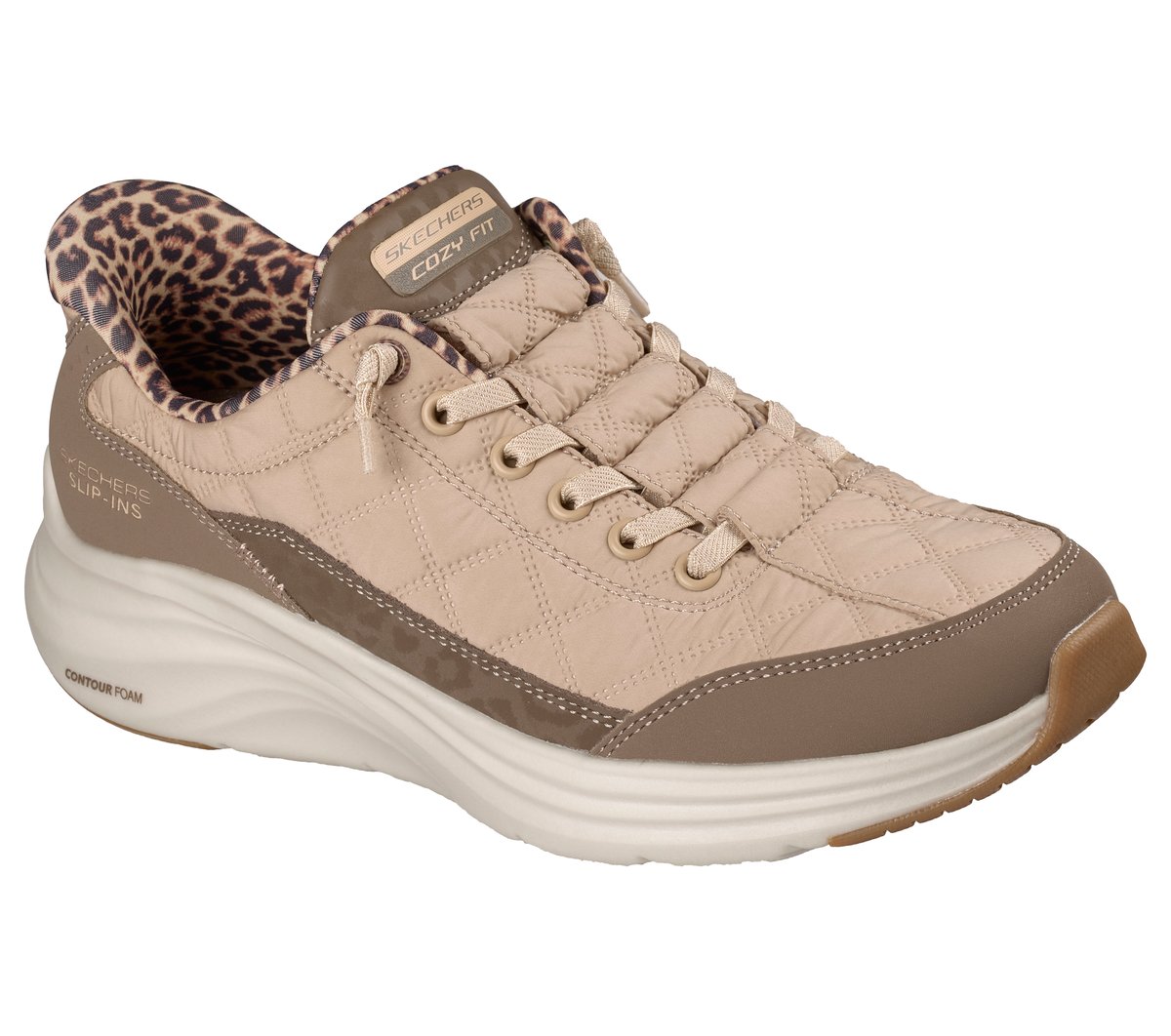 Skechers Slip-ins: Contour Foam - Cozy Fit Leopard Dream | Skechers Women