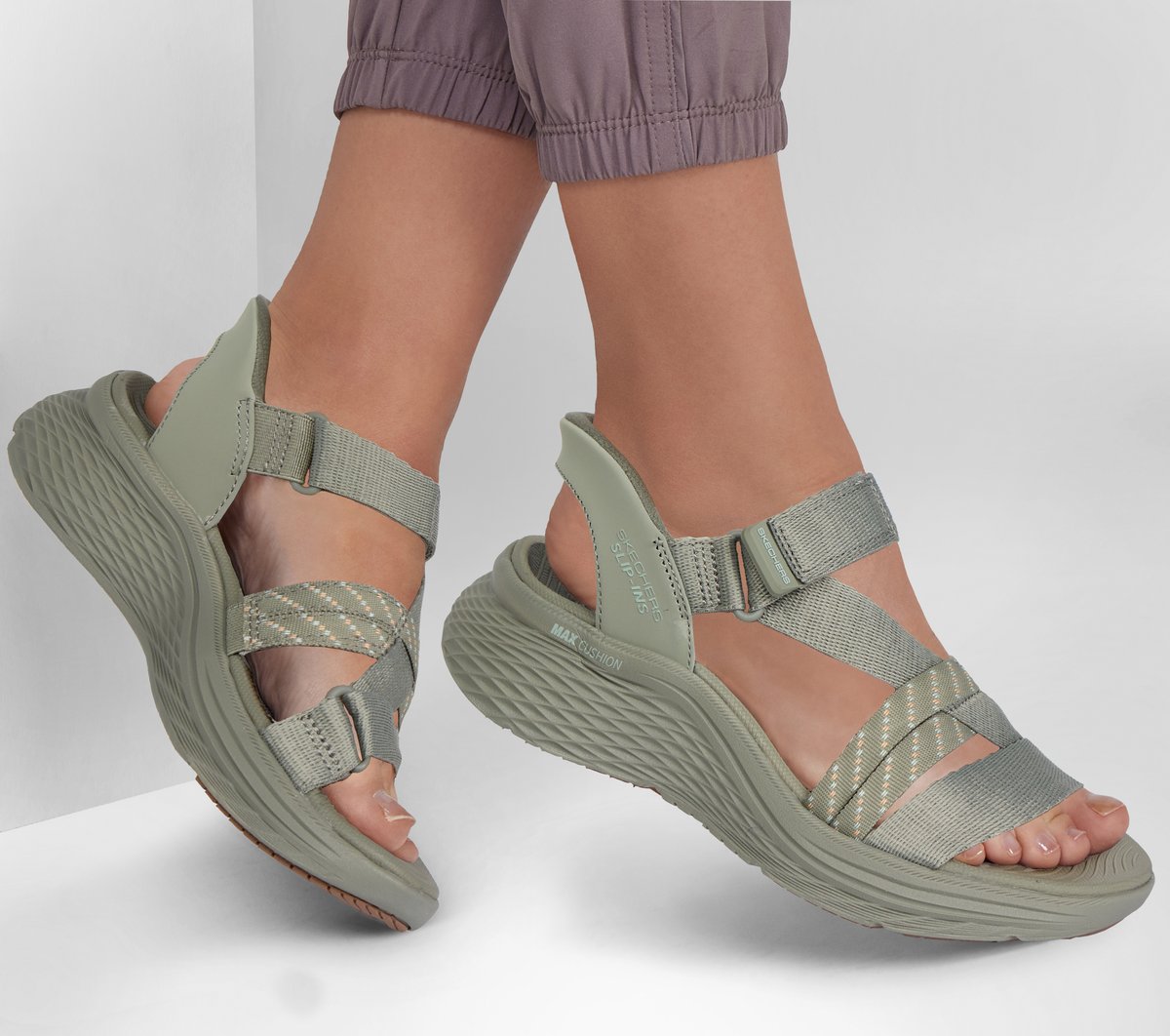 Skechers Slip-ins: Max Cushioning Elite 2.0 Sandal - Emery | Skechers Women
