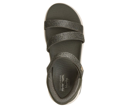 Skechers Slip-ins Martha Stewart: GO WALK Arch Fit 2.0 Sandal - Brilliance | Skechers Women