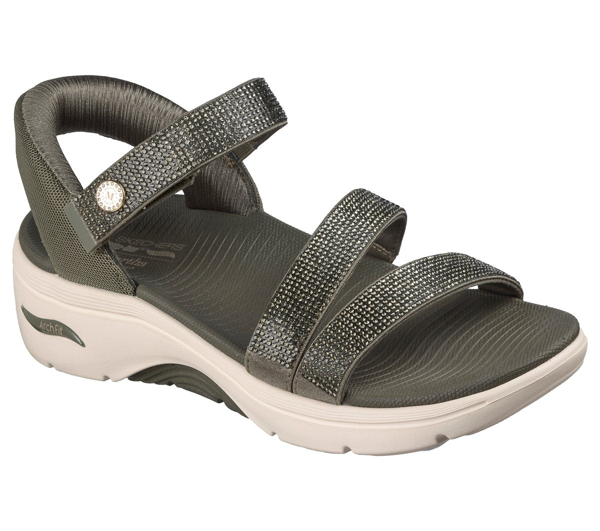 Skechers Slip-ins Martha Stewart: GO WALK Arch Fit 2.0 Sandal - Brilliance | Skechers Women