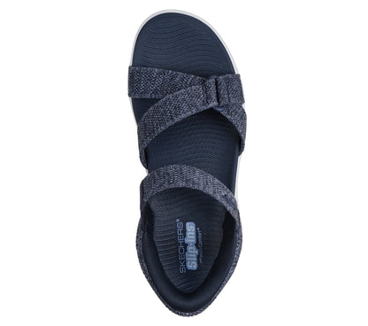 Skechers Slip-ins: GO WALK Massage Fit Sandal - Heather | Skechers Women