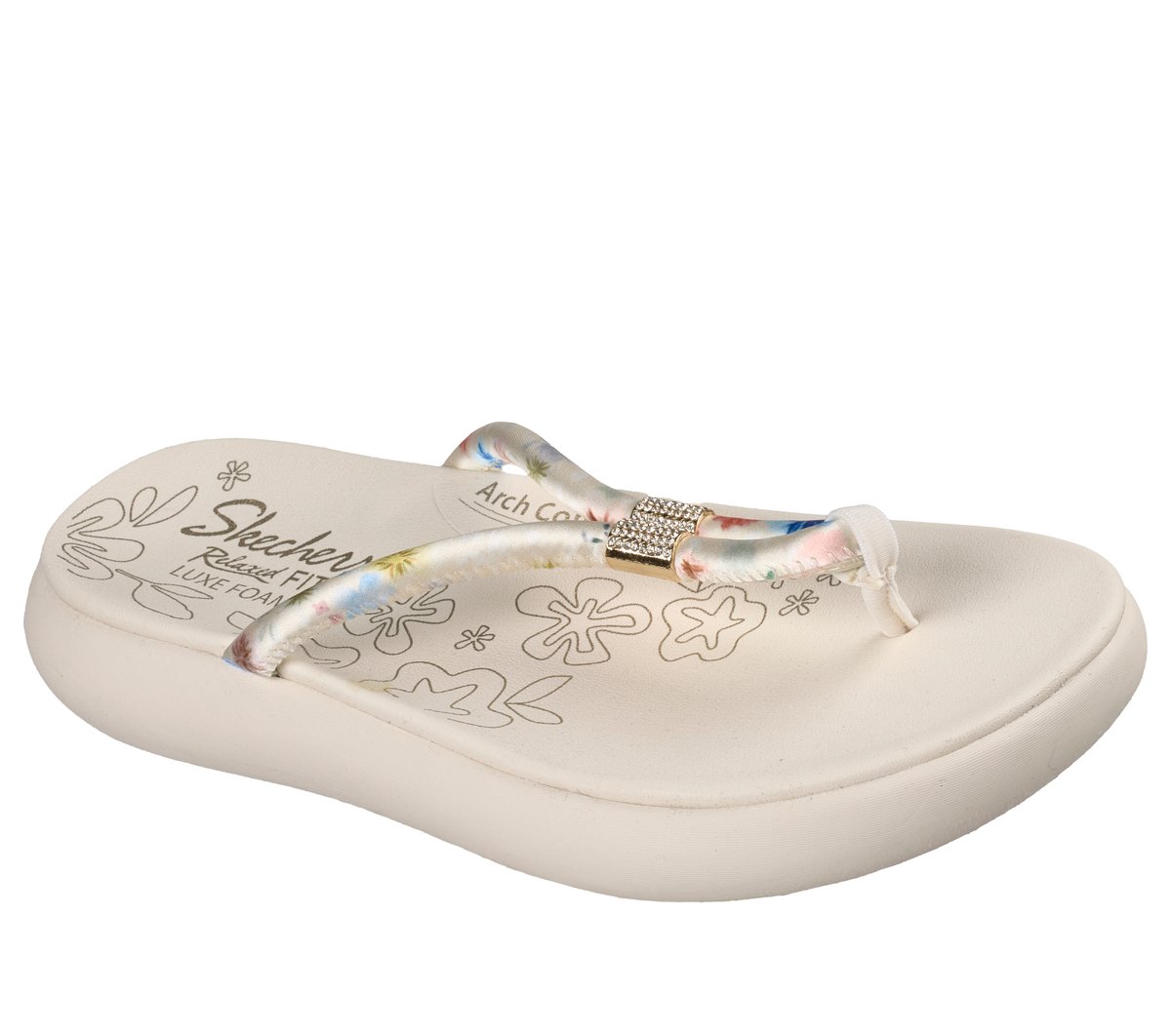 Slide-Ups Relaxed Fit: Asana Luxe - Vibrant Beauty | Skechers Women