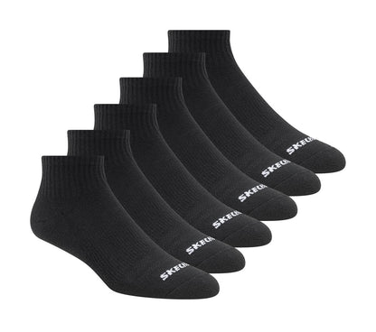 6 Pack Core Quarter Medium Socks | Skechers Women