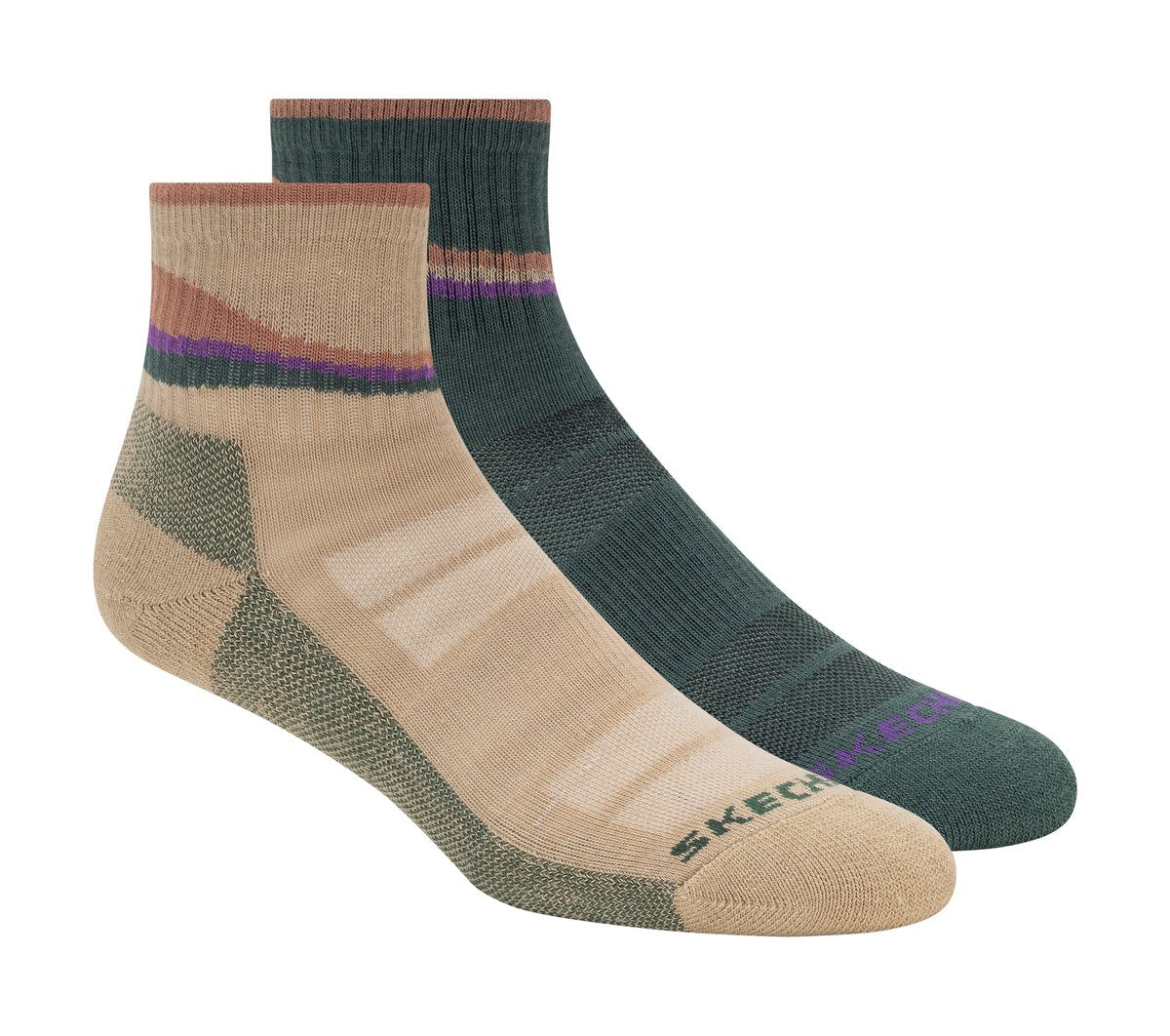 2 Pack Women's Trail Quarter Socks | Skechers Women