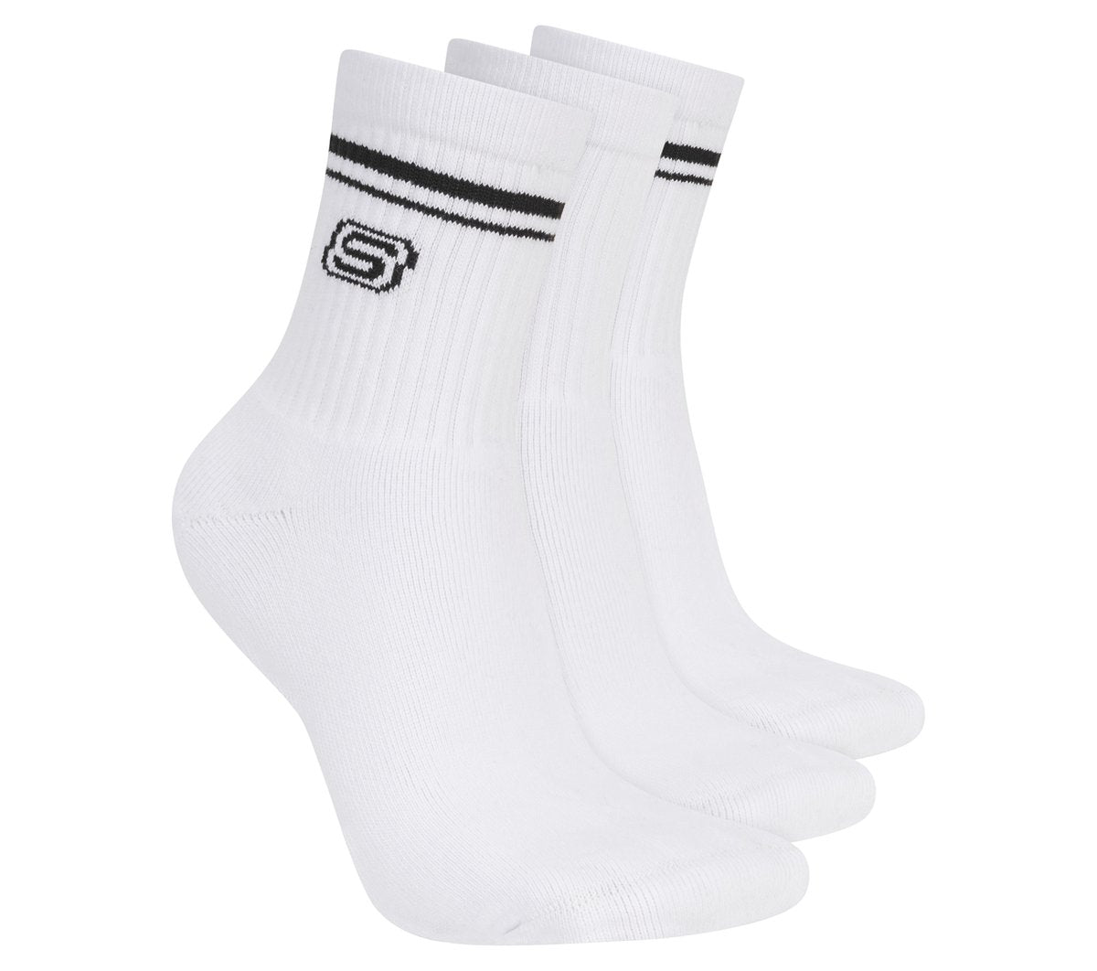 3 Pack Women's Low Crew Varsity Socks | Skechers Women