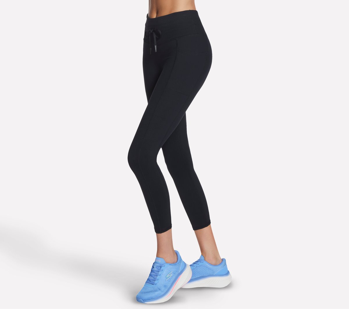 GO WALK Rib Mix High Waisted 7/8 Legging | Skechers Women
