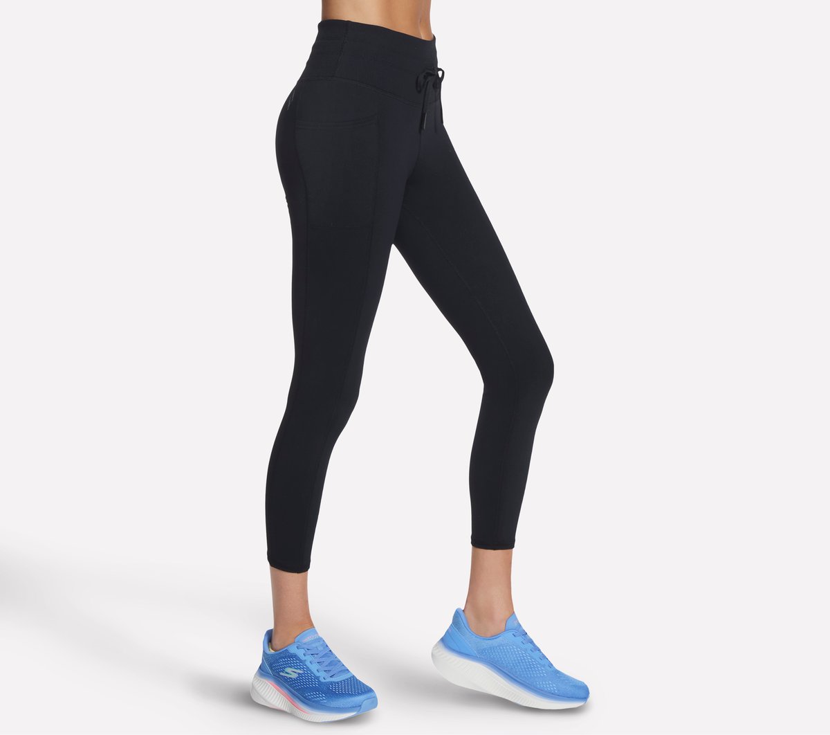 GO WALK Rib Mix High Waisted 7/8 Legging | Skechers Women