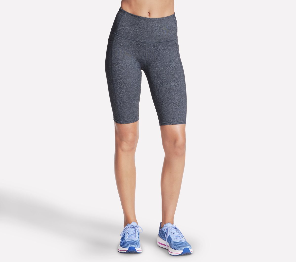 GO WALK High Waisted 10 Inch Bike Short | Skechers Women