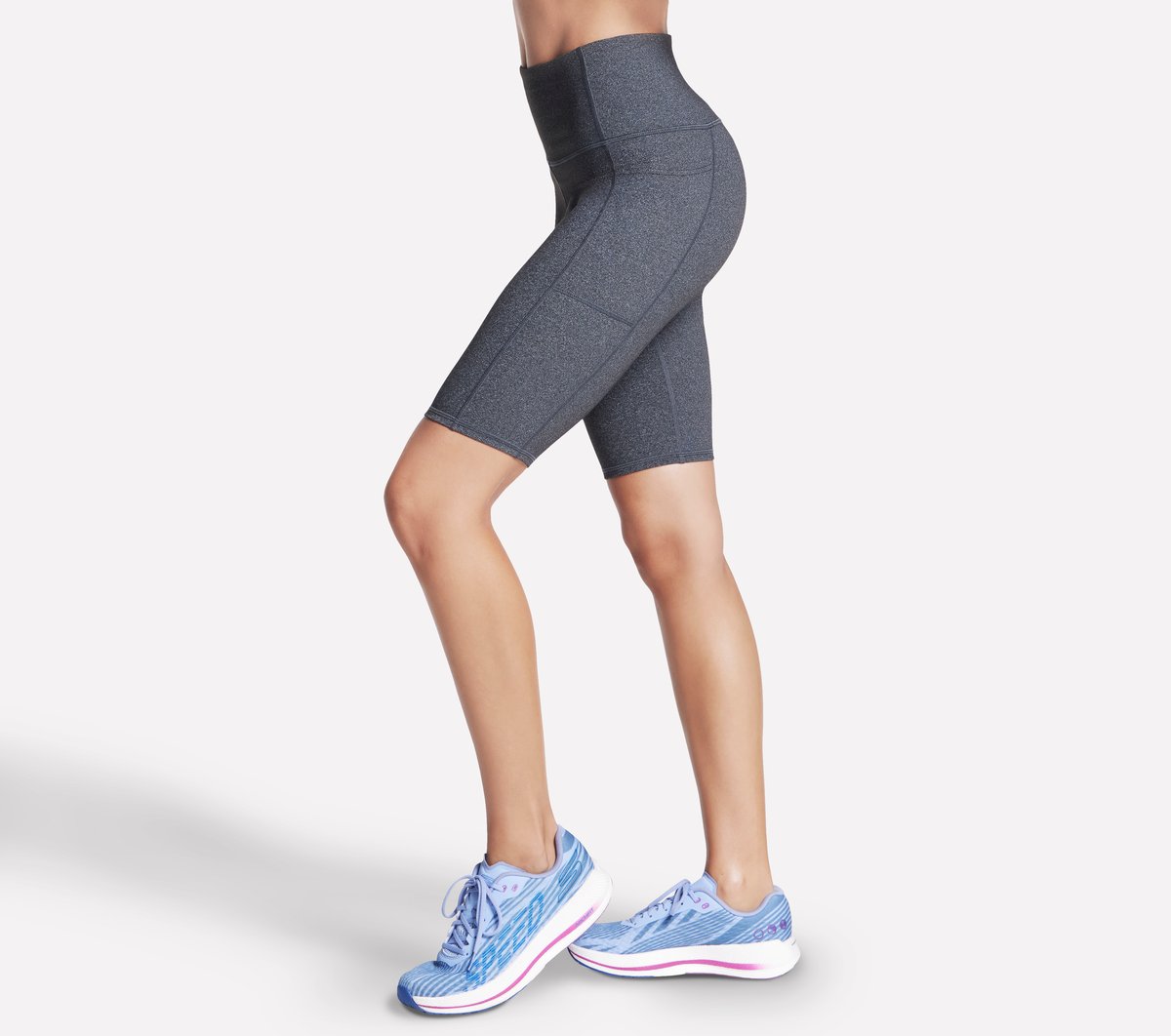 GO WALK High Waisted 10 Inch Bike Short | Skechers Women
