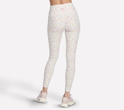 GO WALK Rib Floral Full Length High-Waisted Legging | Skechers Women