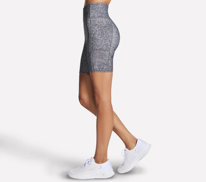 GO FLEX Printed High Waisted 8 Inch Bike Short | Skechers Women
