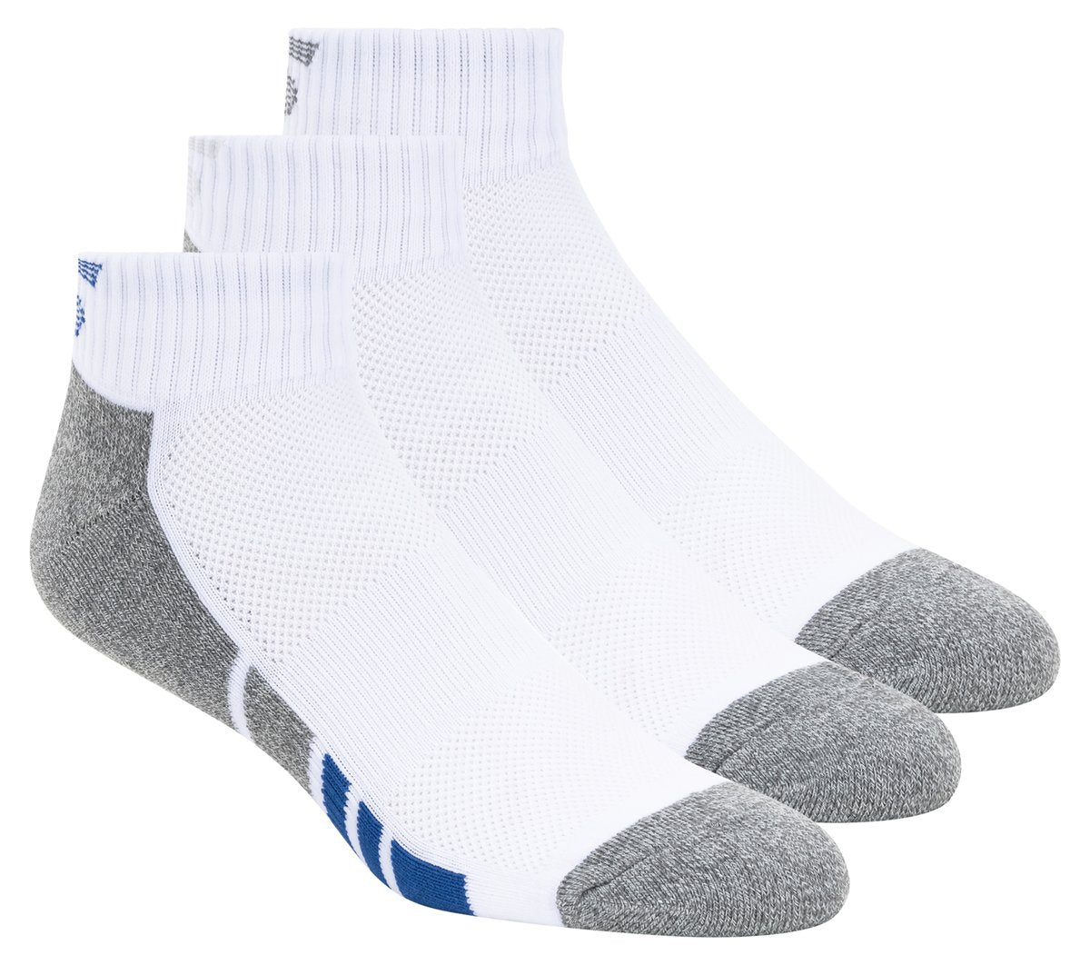 3 Pack Men's Half Terry Quarter Crew Socks | Skechers Men