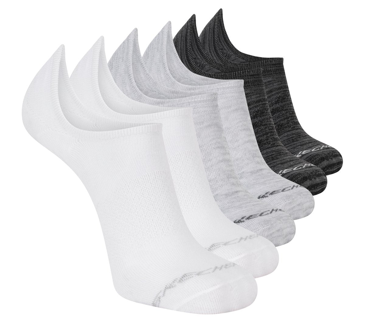 6 Pack Men's Sneaker Liner Socks | Skechers Men