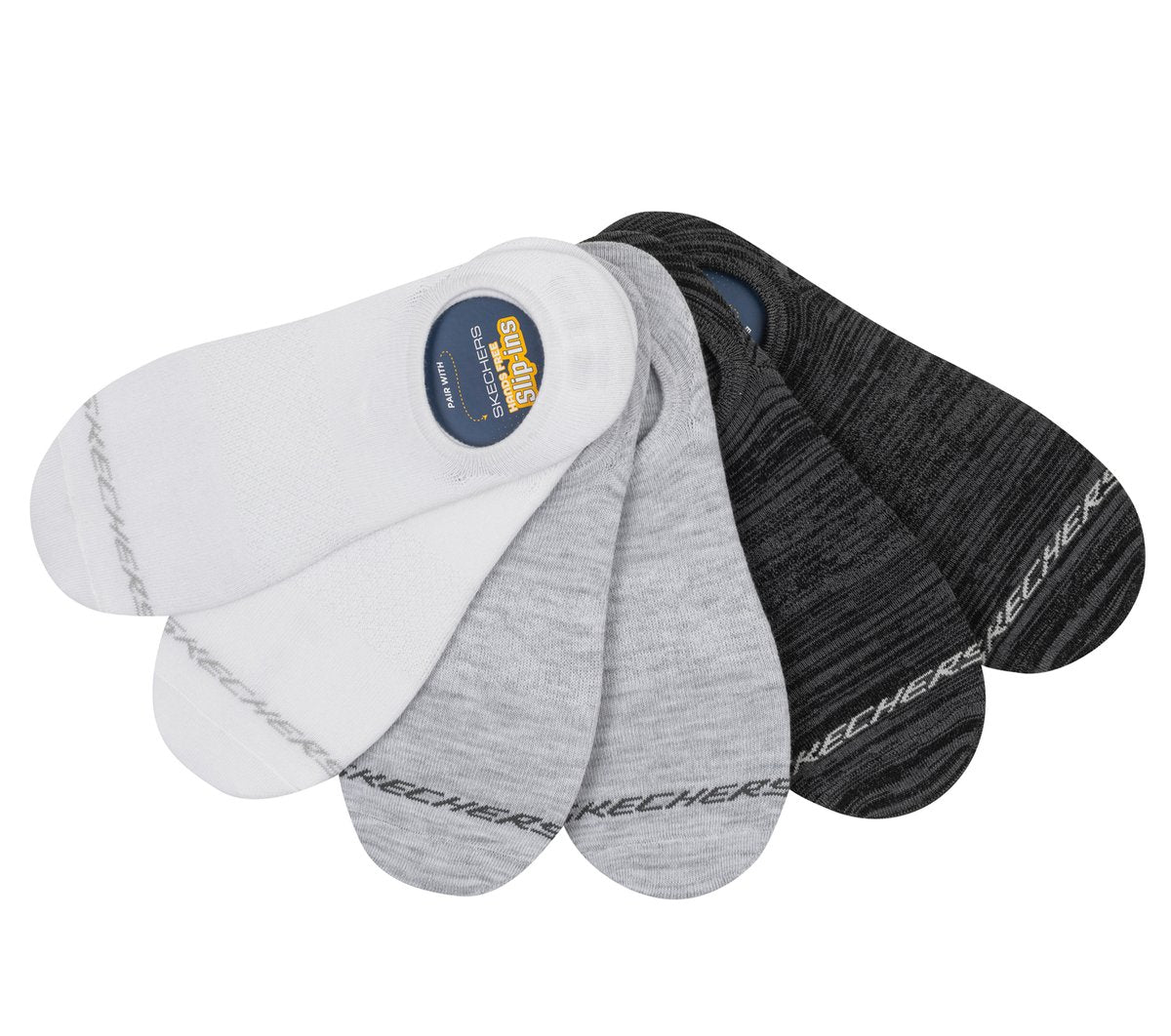 6 Pack Men's Sneaker Liner Socks | Skechers Men