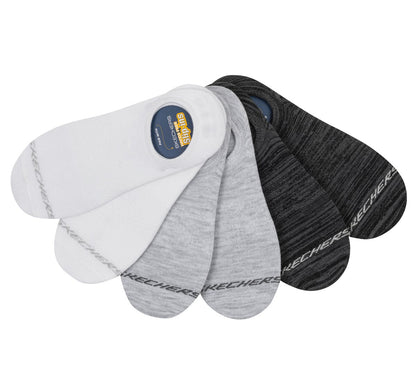 6 Pack Men's Sneaker Liner Socks | Skechers Men