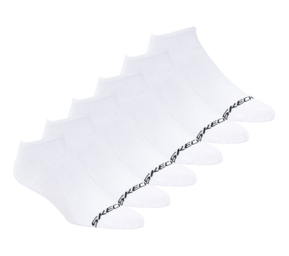 6 Pack Men's Cotton No Show Socks | Skechers Men