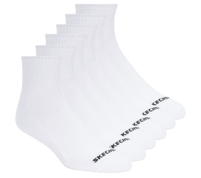6 Pack Core Quarter Large Socks | Skechers Men