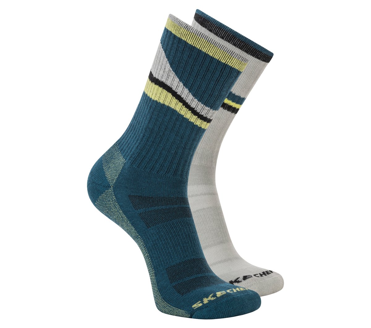 2 Pack Men's Crew Trail Socks | Skechers Men