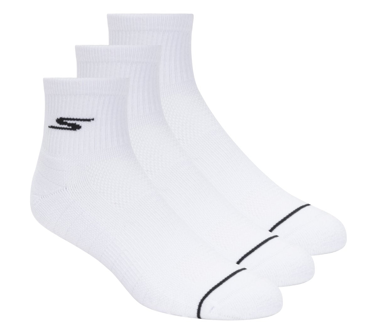 Quarter Premium Basic Socks - 3 Pack | Skechers Men
