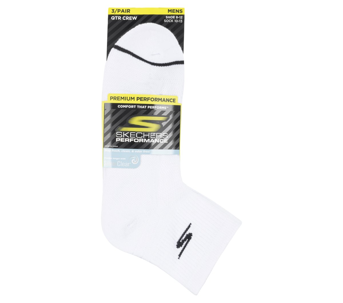 Quarter Premium Basic Socks - 3 Pack | Skechers Men
