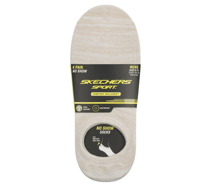 6 Pack Men's Sneaker Liner Socks | Skechers Men