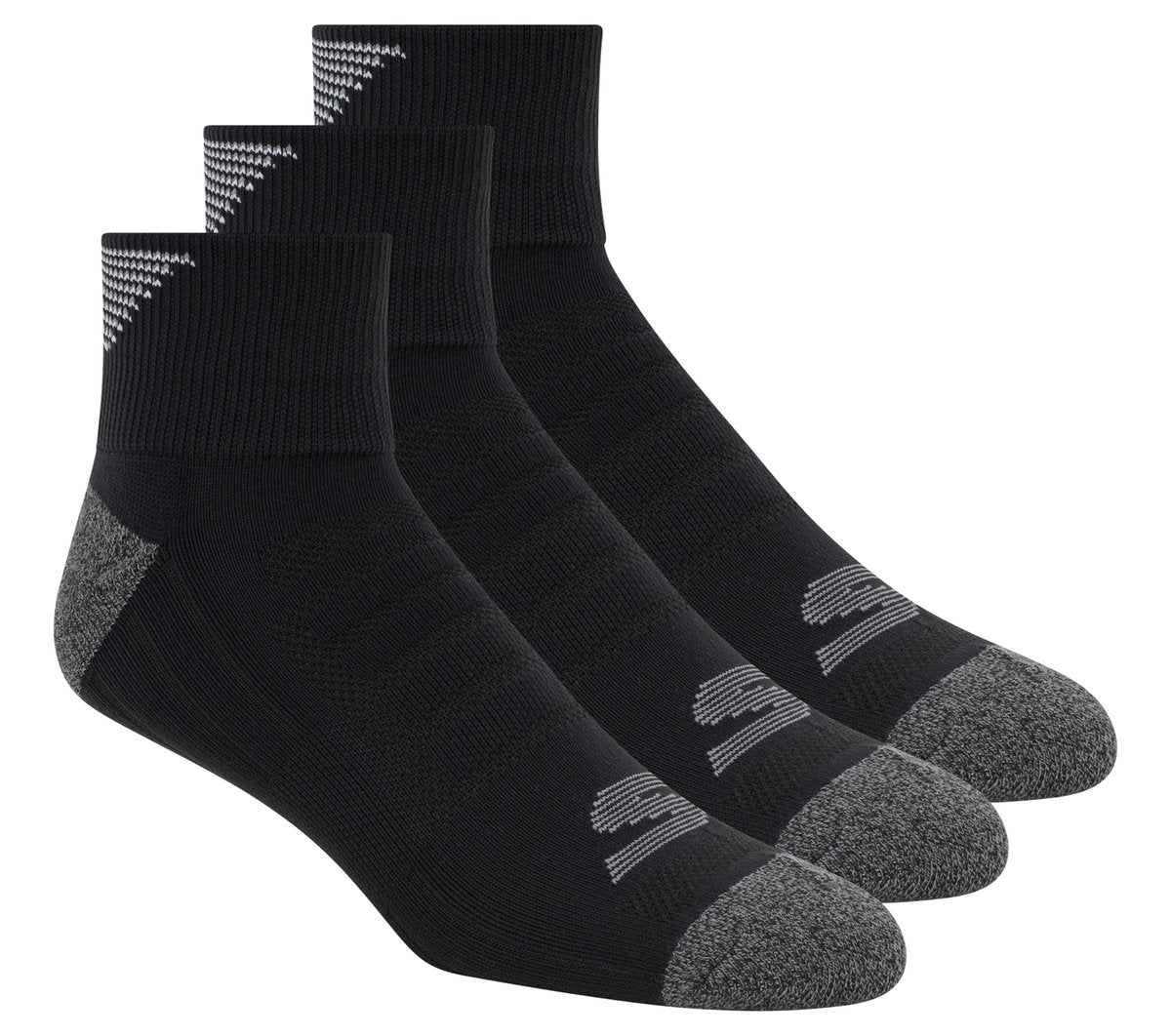 3 Pack Men's Half Terry Quarter Crew Socks | Skechers Men