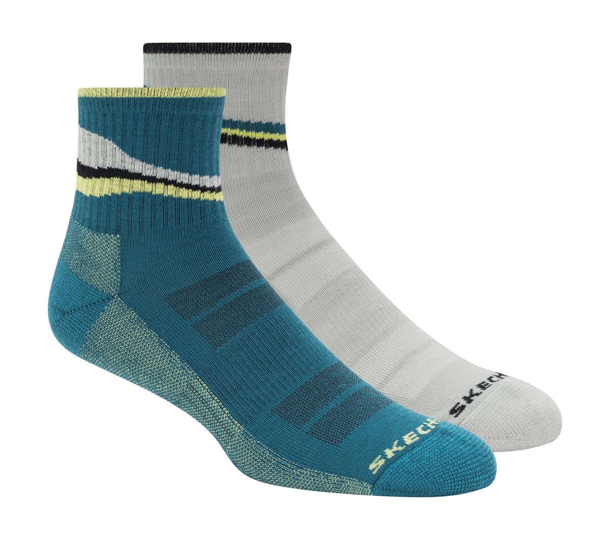 2 Pack Men's Quarter Trail Socks | Skechers Men